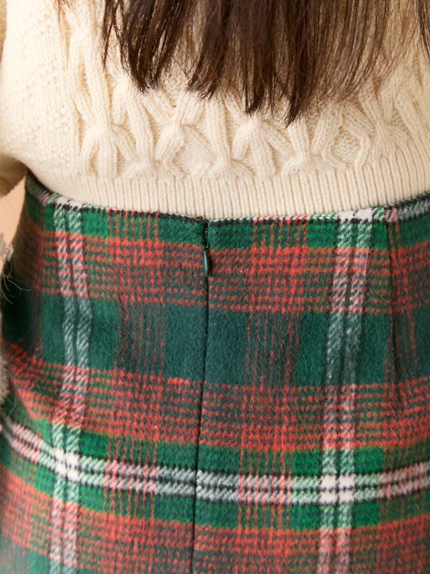 LILY BROWN「フロントビットデザインミニスカート(Hearts2Hearts着用)」|スカート|