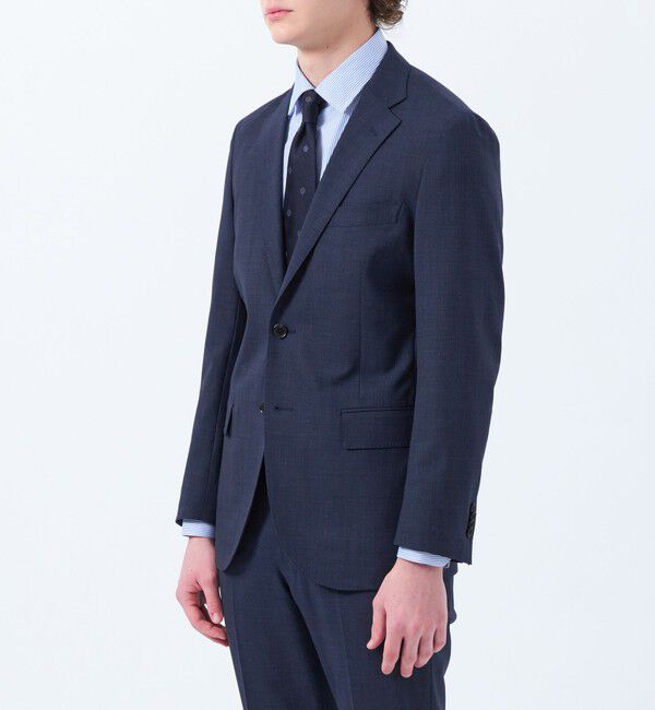 MACKINTOSH PHILOSOPHY「トロッタージャケット #109 ストレッチピンヘッド/無地」|テーラードジャケット|