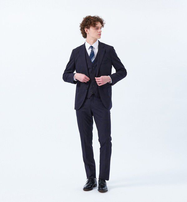 MACKINTOSH PHILOSOPHY「トロッタージャケット #109 ストレッチピンヘッド/無地」|テーラードジャケット|