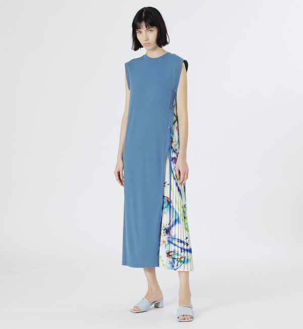  「【KANAKO SASAKI】コラボレーション サイドブロッキングネオンドレス」|ワンピース|