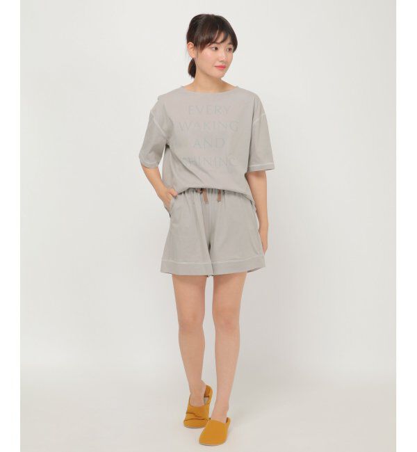 IKKA LOUNGE「配色ステッチロゴT」|シャツ・ブラウス|