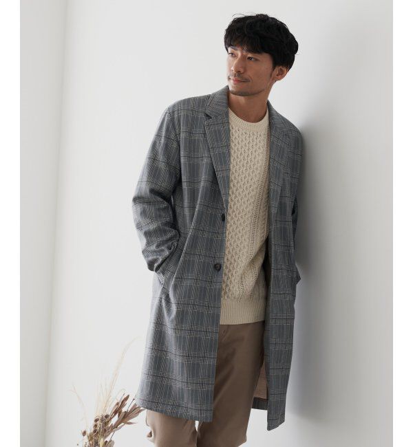 IKKA LOUNGE「【消臭】EASYSTRETCHチェスターコート」|トレンチコート|