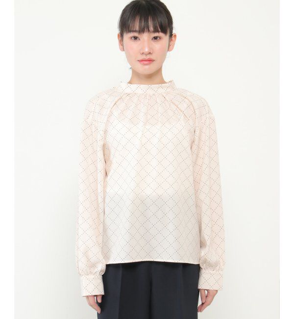 IKKA LOUNGE「【洗濯機で洗える】前後2WAYタイブラウス」|シャツ・ブラウス|