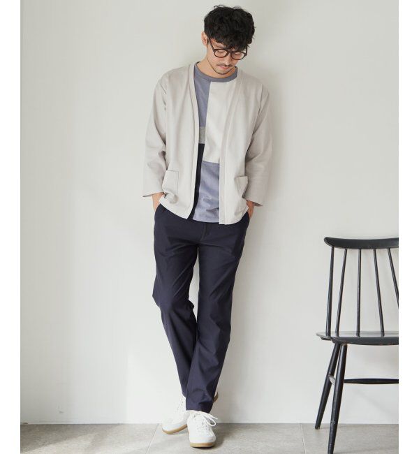 ikka「TRツイル切り替えTシャツ」|Tシャツ・カットソー|