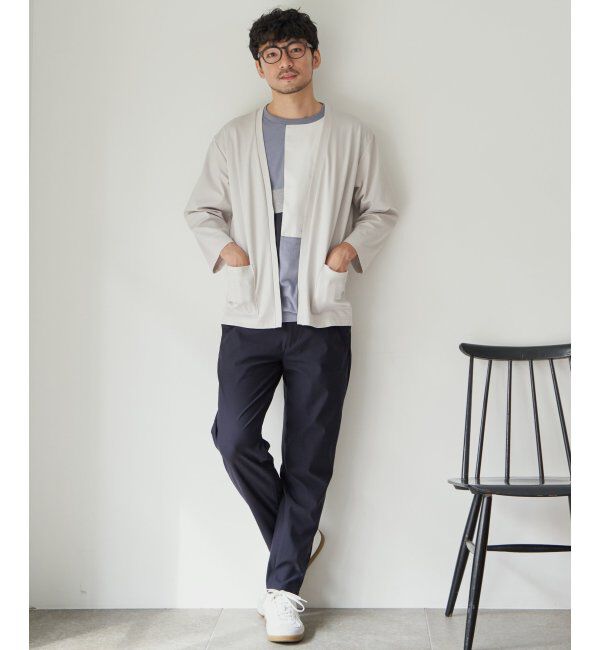 ikka「TRツイル切り替えTシャツ」|Tシャツ・カットソー|