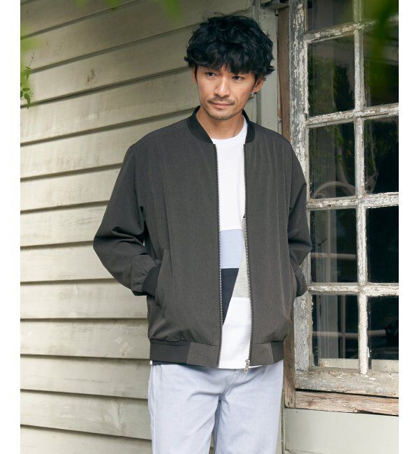 ikka「【撥水】Teflonストレッチブルゾン」|ブルゾン・スタジャン|