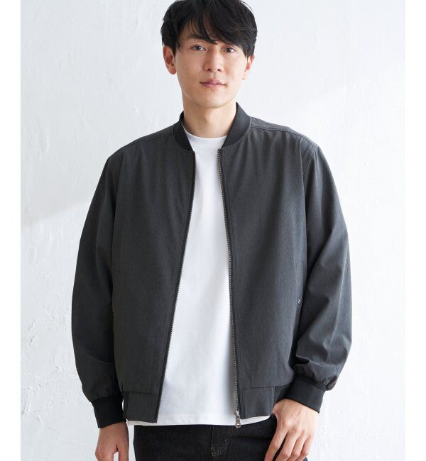 ikka「【撥水】Teflonストレッチブルゾン」|ブルゾン・スタジャン|