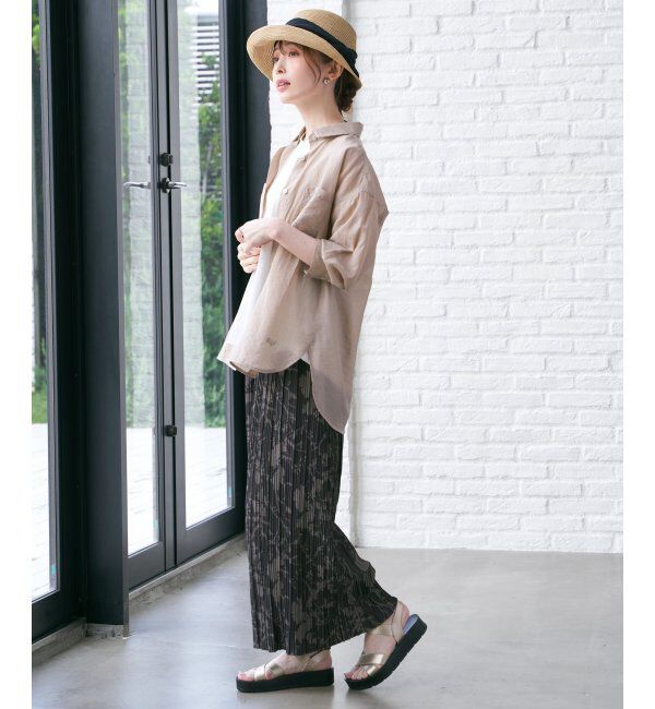 ikka「雑材ソフトブリムアップハット」|その他|