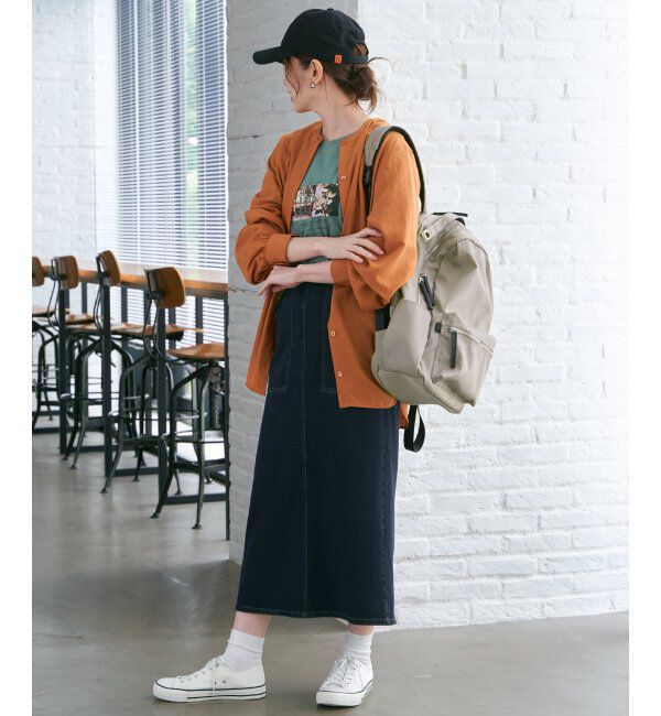 ikka「ロゴフォトプリントＴ」|Tシャツ・カットソー|