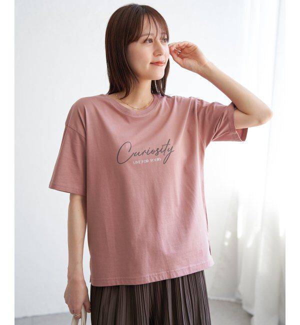 ikka「ロゴフォトプリントＴ」|Tシャツ・カットソー|