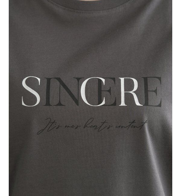 ikka「ロゴフォトプリントＴ」|Tシャツ・カットソー|