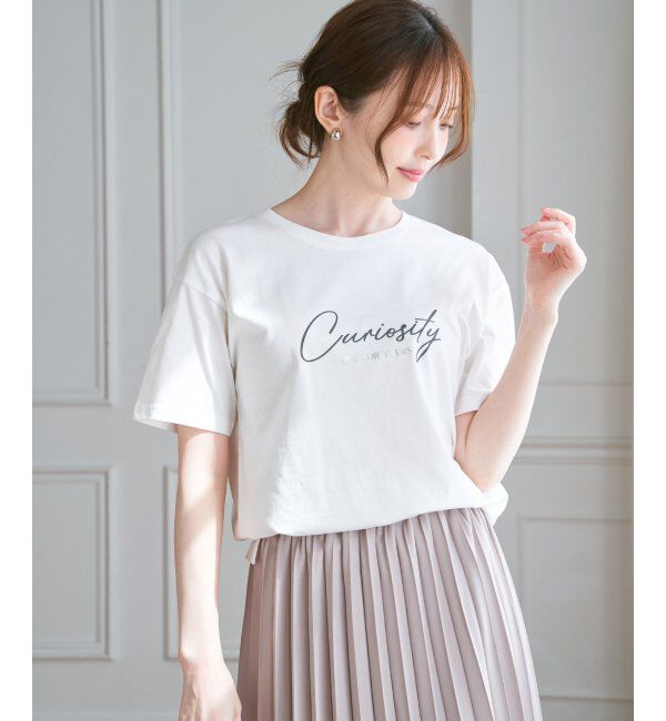 ikka「ロゴフォトプリントＴ」|Tシャツ・カットソー|