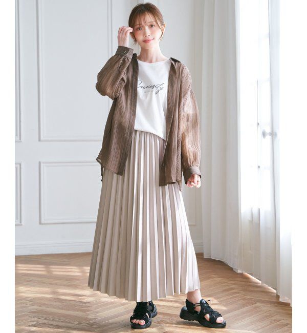 ikka「ロゴフォトプリントＴ」|Tシャツ・カットソー|