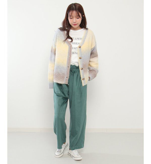 Lbc with Life「ベロアコールウエストシャーリングパンツ」|その他|