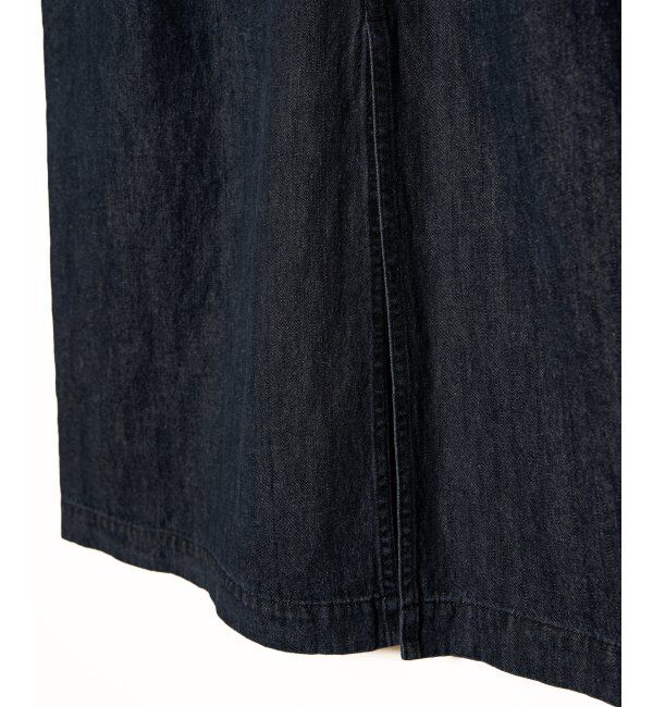 Lbc with Life「デニムジップフカＶネックワンピ」|ワンピース|