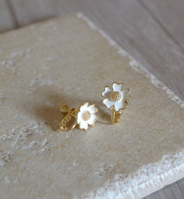 MARQUISE「カラーフラワーイヤリング」|イヤリング|