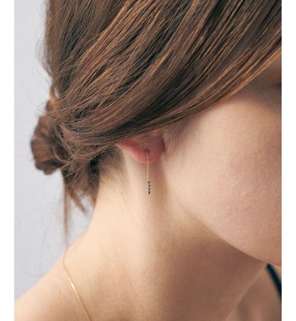 ete「K18YG e_Grain バイカラー ピアス」|ピアス|