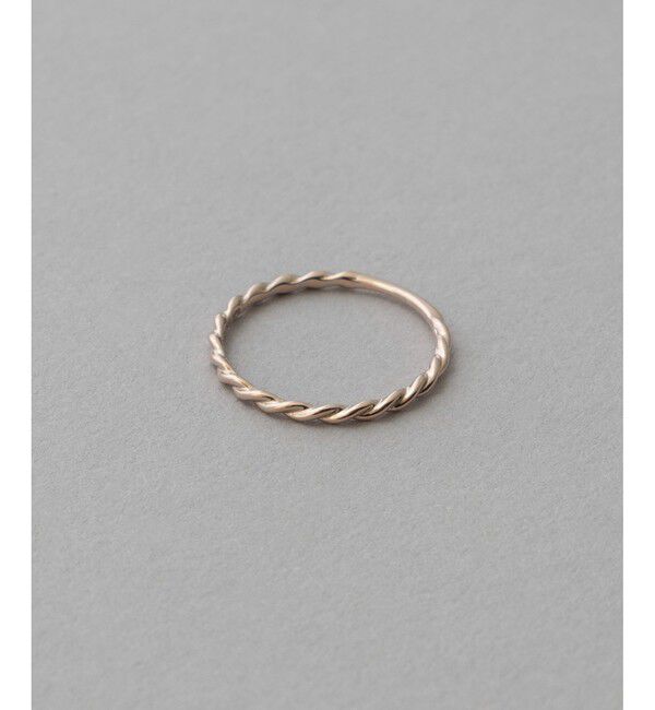 ete「[レイヤード] K10MPG ツイスト リング」|リング|