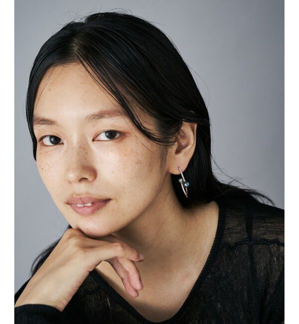 Jouete「フープピアス カラーパール」|ピアス|