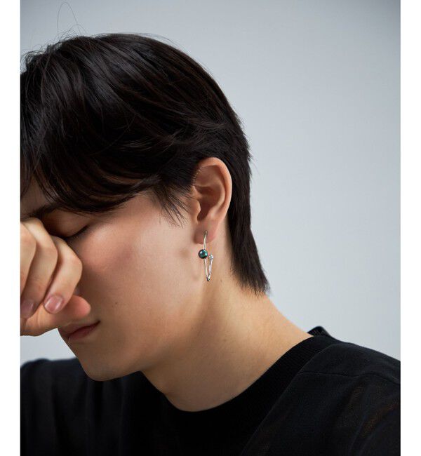 Jouete「フープピアス カラーパール」|ピアス|