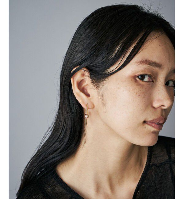 Jouete「フープピアス カラーパール」|ピアス|