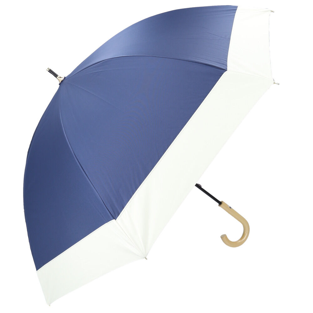 BACKYARD FAMILY「傘 レディース 大人 通販 長傘 50cm 晴雨兼用 かさ カサ 雨傘 日傘 晴雨兼用傘」|傘|ブルー1