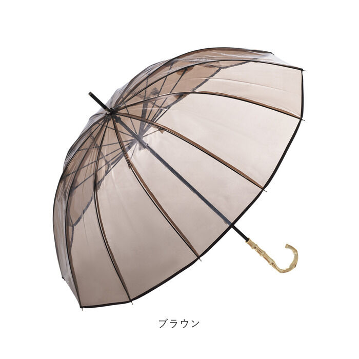BACKYARD FAMILY「ビニール傘 オシャレ 傘 通販 レディース 長傘 おしゃれ クリアアンブレラ 55cm ブランド」|傘|