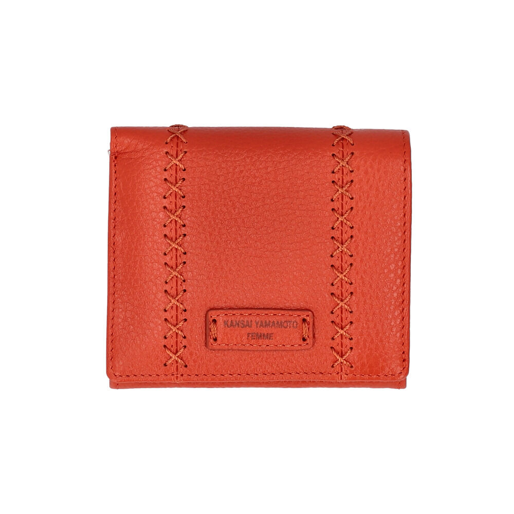 BACKYARD FAMILY「kansai yamamoto 財布 通販 二つ折り財布 折財布 さいふ サイフ メンズ」|財布|オレンジ1