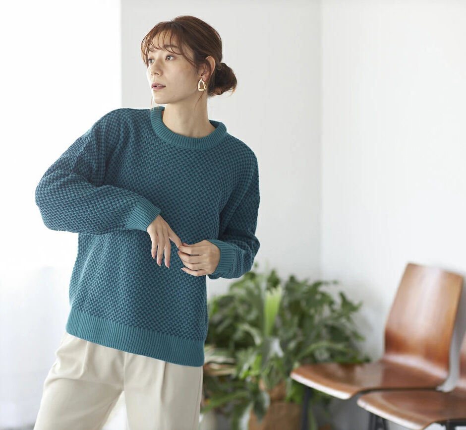 BACKYARD FAMILY「ニット レディース きれいめ 通販 セーター プルオーバー 長袖 ゆったり」|ニット・セーター|