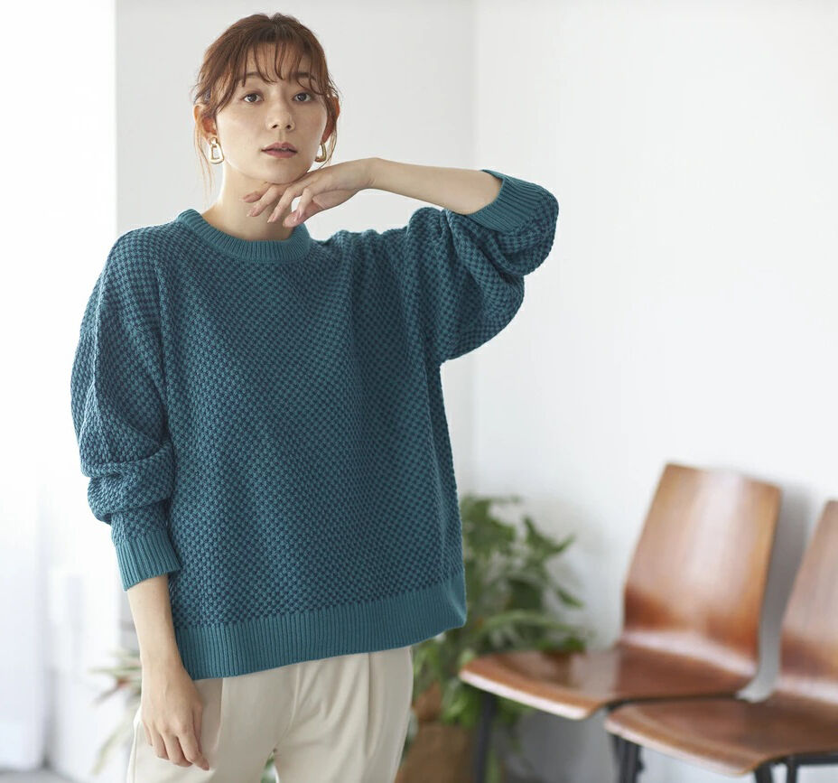 BACKYARD FAMILY「ニット レディース きれいめ 通販 セーター プルオーバー 長袖 ゆったり」|ニット・セーター|