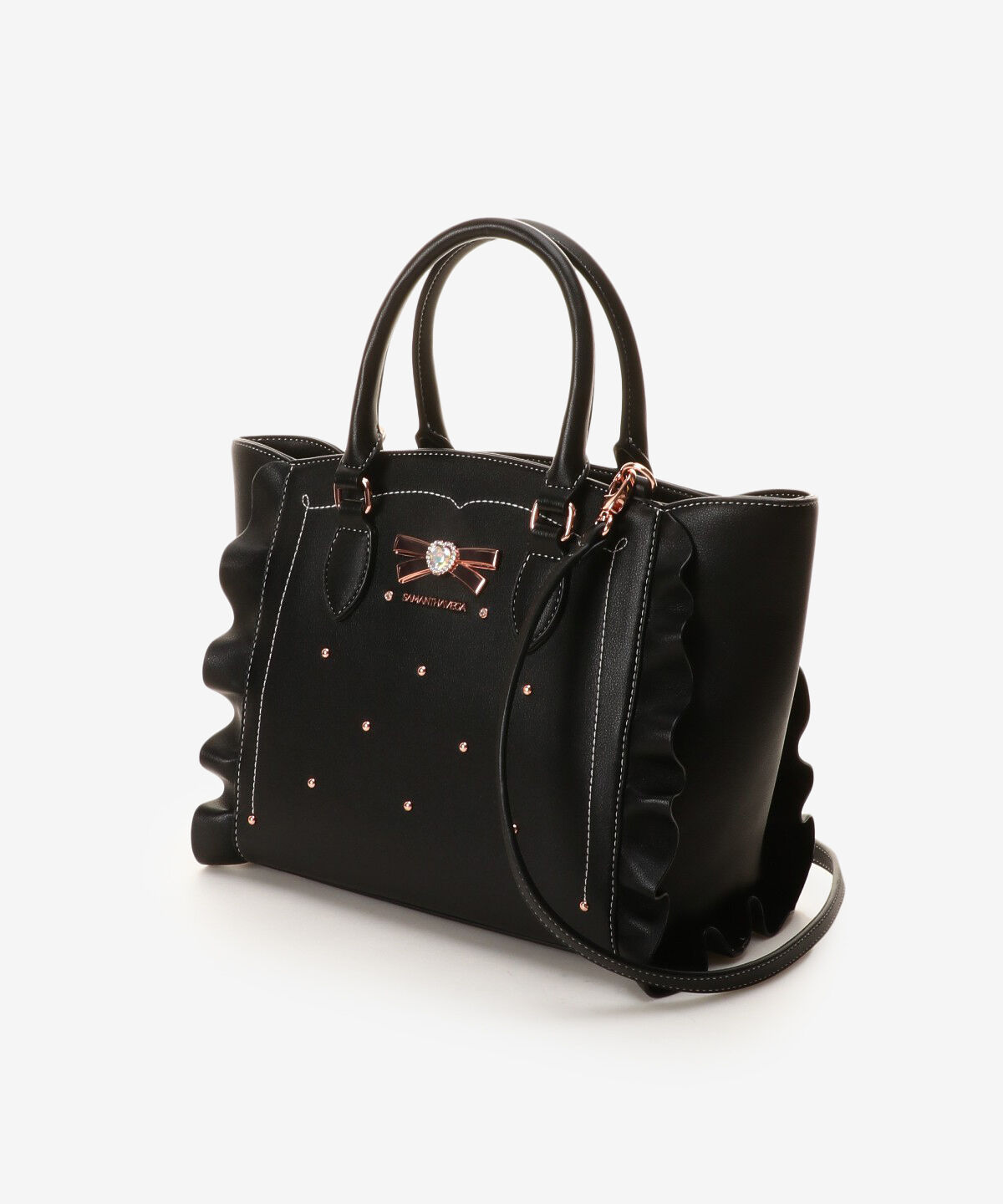 Samantha Vega「リボンスタッズフラッター(小)」|ハンドバッグ|