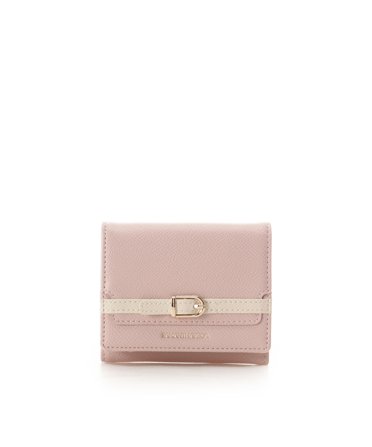 Samantha Vega「フロントバックル折財布」|財布|ピンク