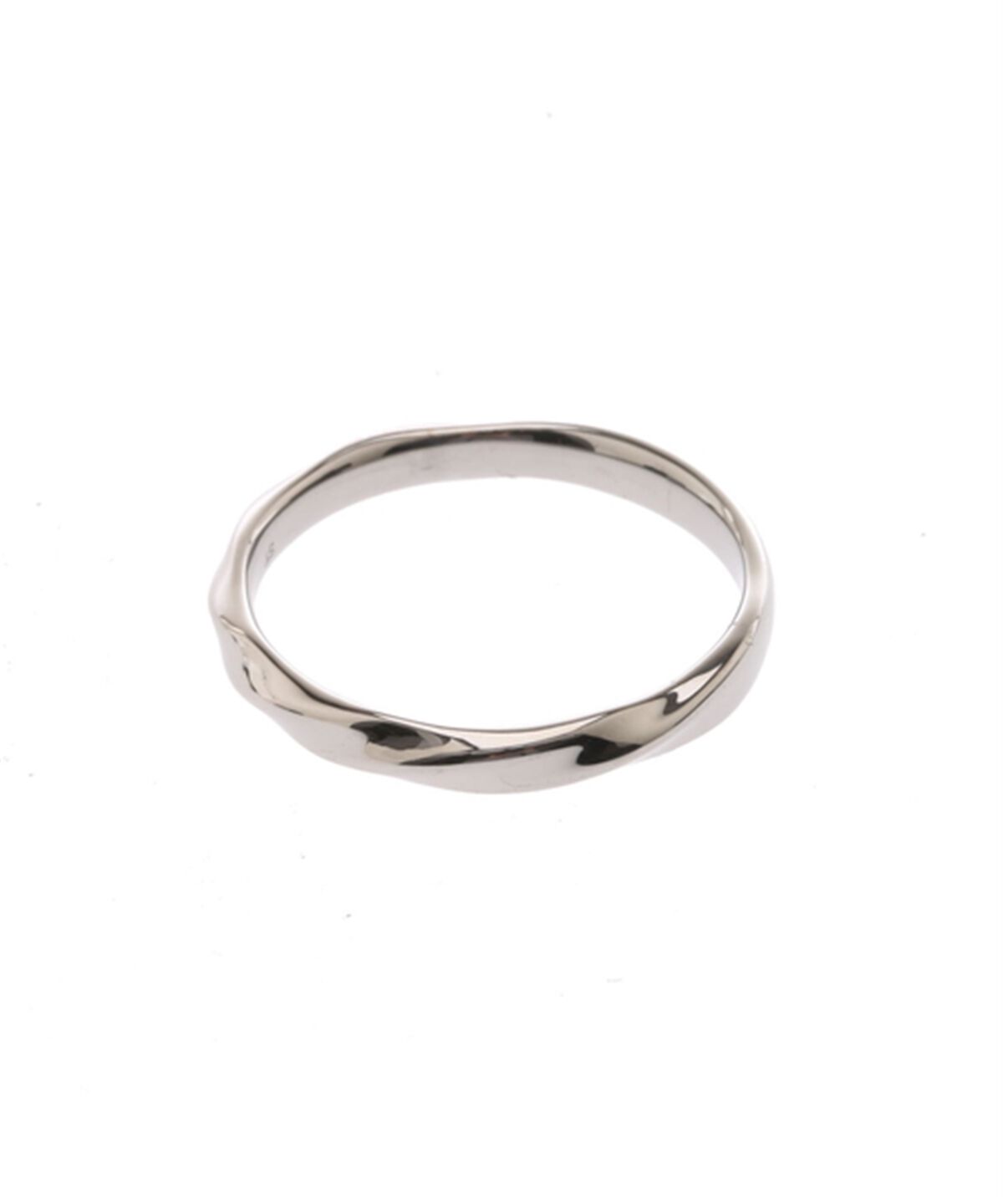 SAMANTHA SILVA「ツイストリング (メンズ)」|リング|SILVER blackﾒｯｷ