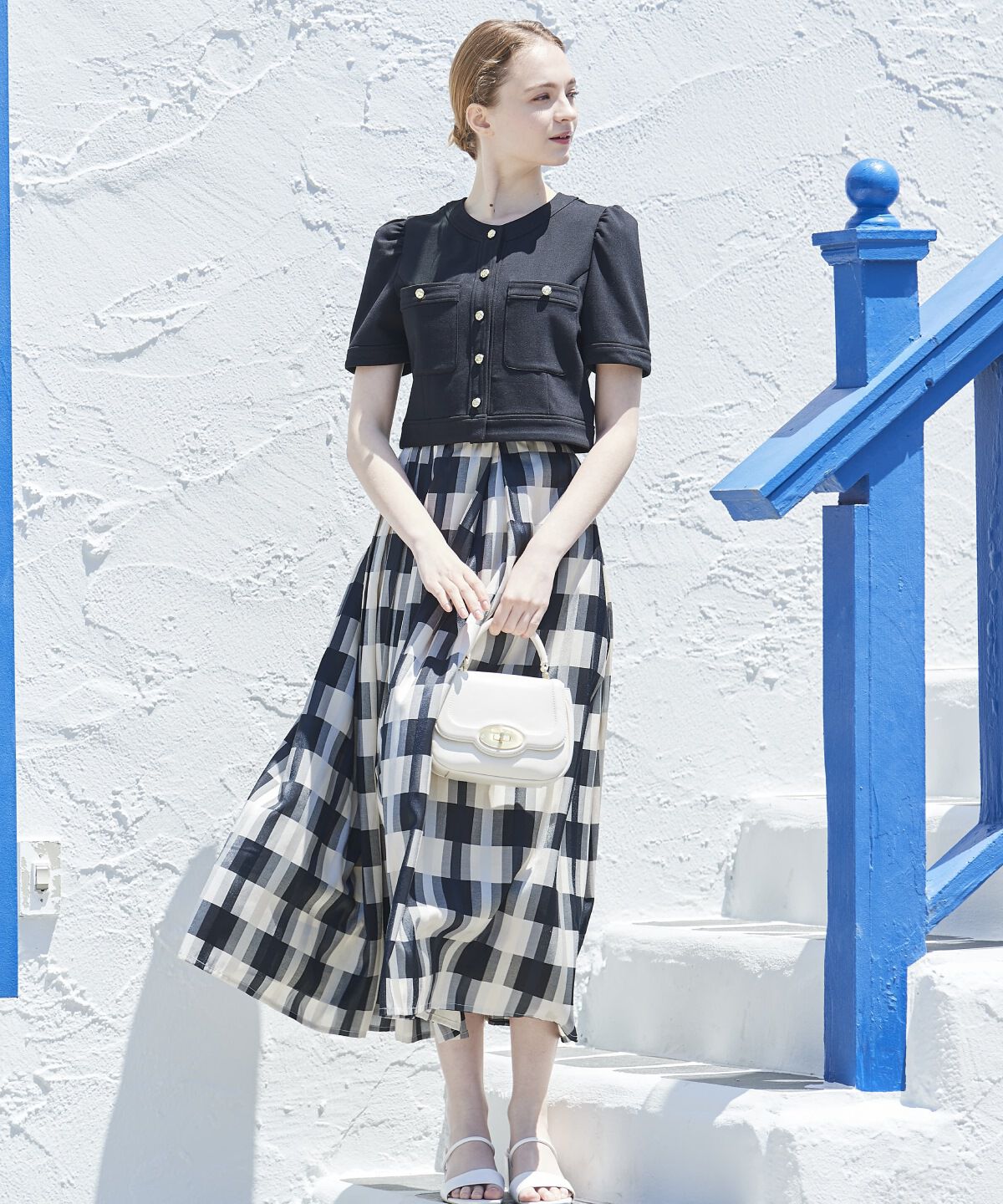 アンドクチュール「ポンチノーカラージャケット」|その他|