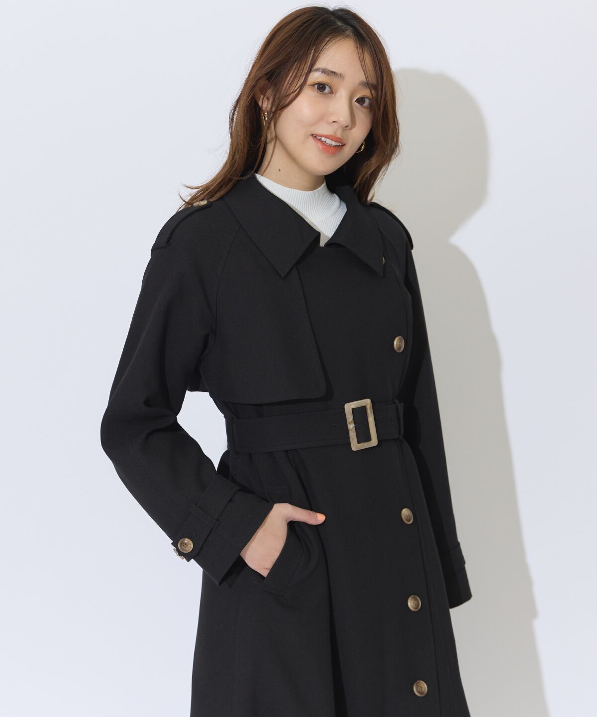アンドクチュール「アイコニックトレンチコート」|トレンチコート|