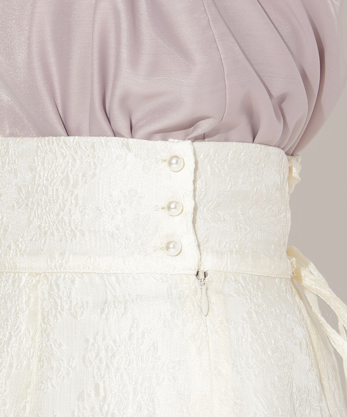 WILLSELECTION「エンボスジャガードフレアスカート」|フレア|