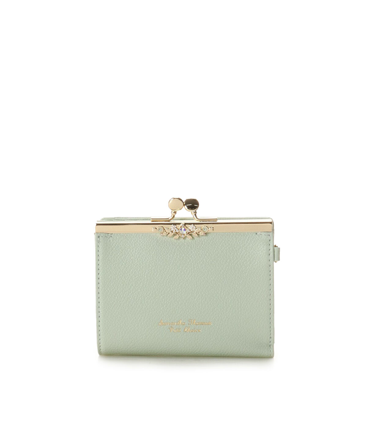 Samantha Thavasa Petit Choice「フラワーモチーフ ミニ財布」|財布|ｲｴﾛｰｸﾞﾘｰﾝ