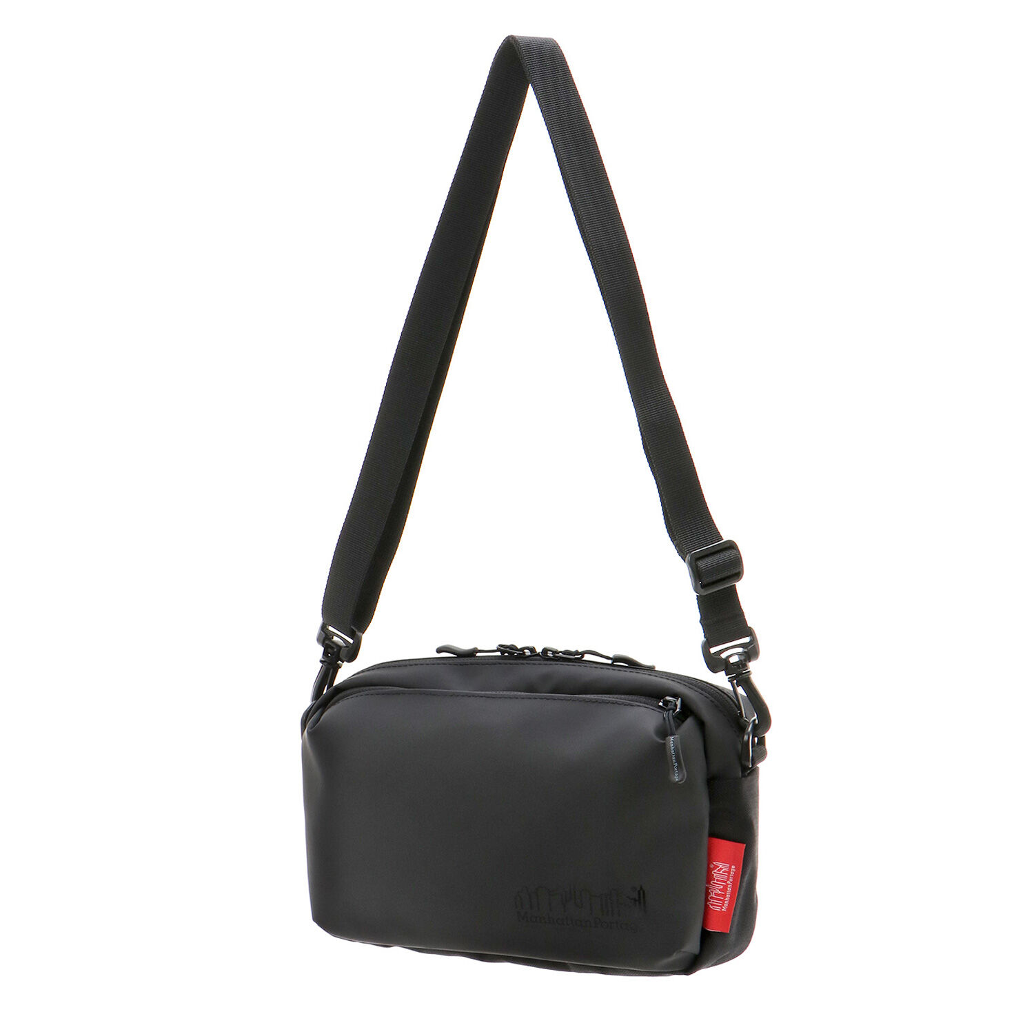 Manhattan Portage「Jogger(L）JPN Ver.2 VEG Leather 600D HYDR」|ショルダー・メッセンジャー|BLK