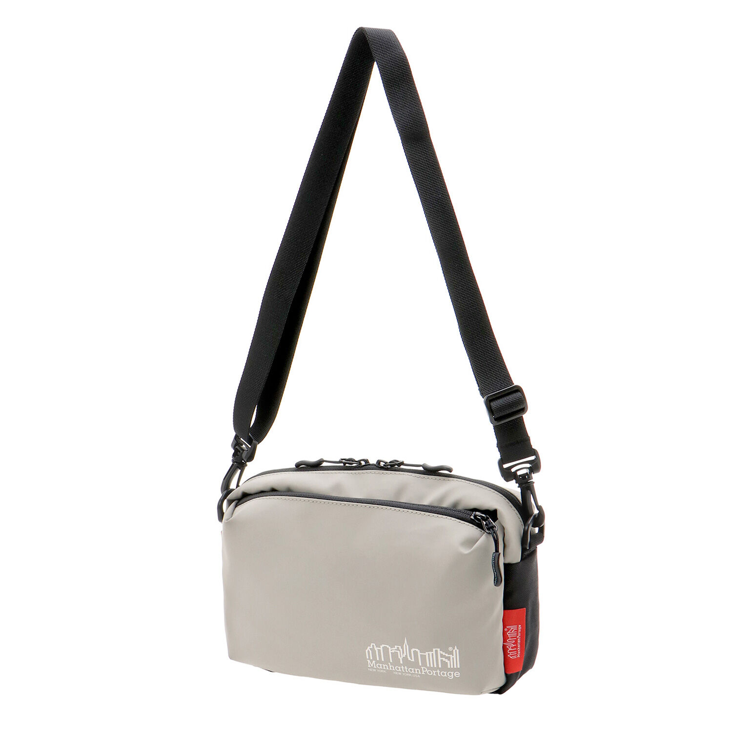 Manhattan Portage「Jogger(L）JPN Ver.2 VEG Leather 600D HYDR」|ショルダー・メッセンジャー|GRY