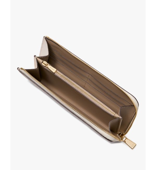 kate spade new york「デヴィン カラーブロック ジップ アラウンド コンチネンタル ウォレット」|財布|