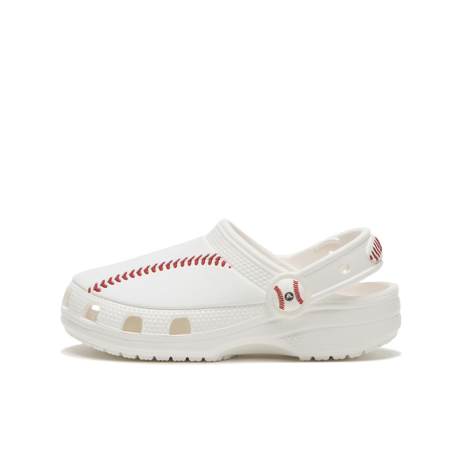 crocs「【crocs】18-21 KIDSCLASSICBASEBALL CLOG」|サンダル|ホワイト