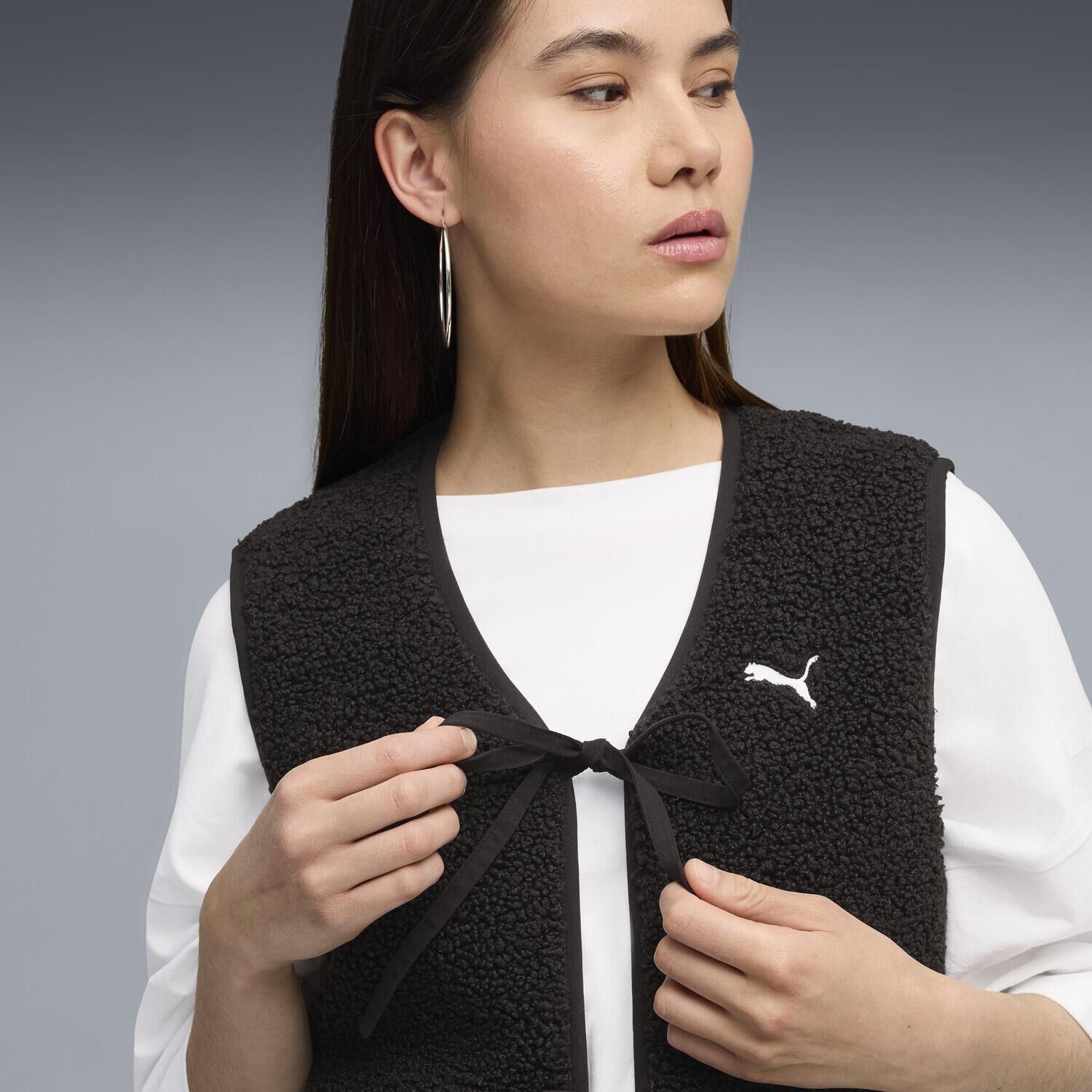 PUMA「【PUMA ｳｪｱ】W W.ESS POLAR FLEECE GILE」|ポロシャツ|