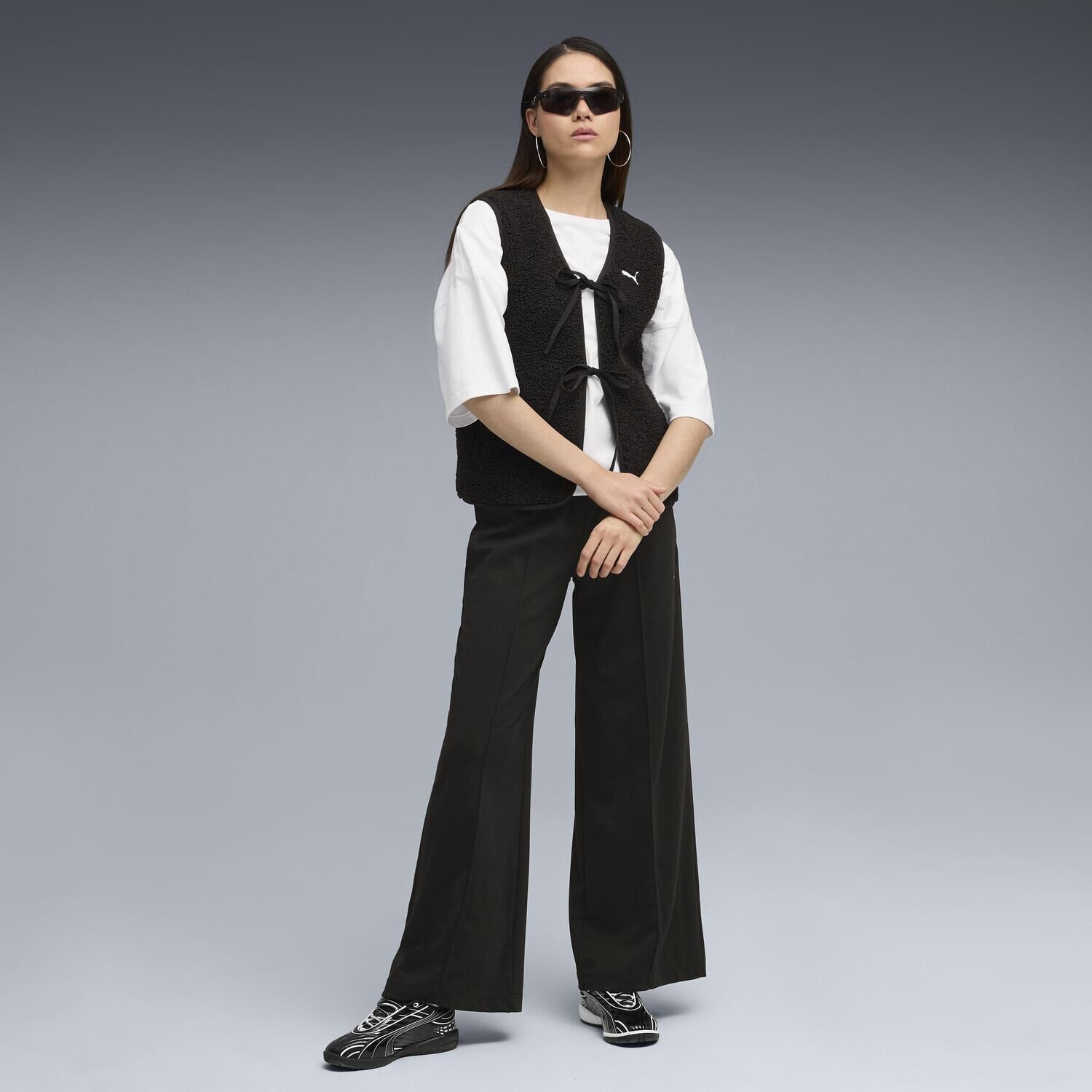 PUMA「【PUMA ｳｪｱ】W W.ESS POLAR FLEECE GILE」|ポロシャツ|