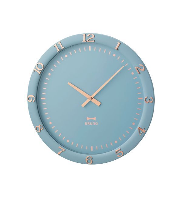 BRUNO「パステルウォールクロック」|クロック・置時計|ブルー