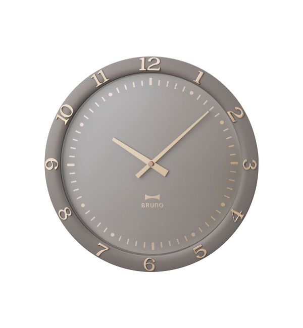 BRUNO「パステルウォールクロック」|クロック・置時計|グレー