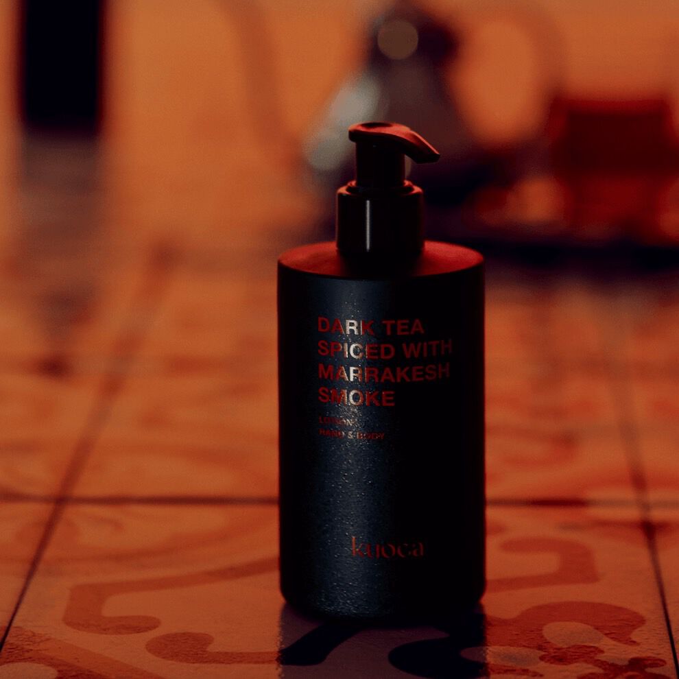 kuoca「【kuoca】ハンド&ボディローション ダークティー」|ボディ保湿|