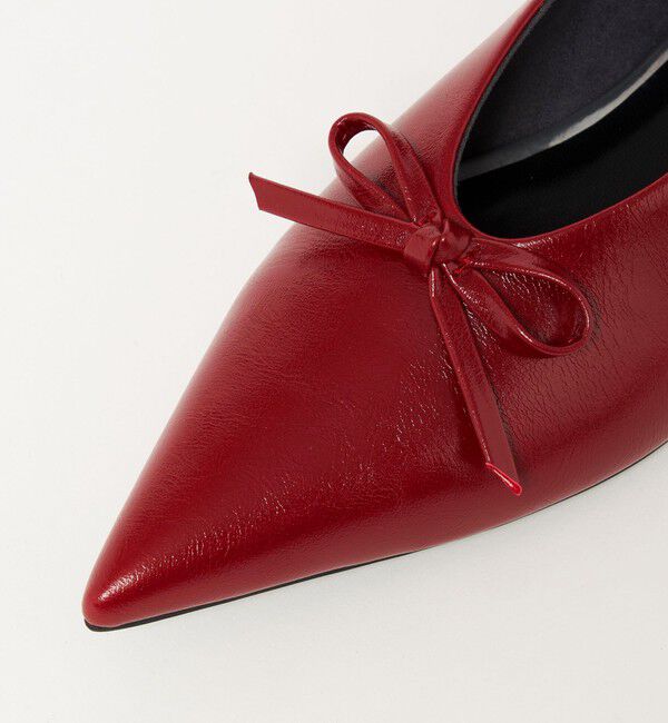 ODETTE E ODILE「＜SY＞ ポインテッドリボンベルト フラット15&uarr;」|パンプス|