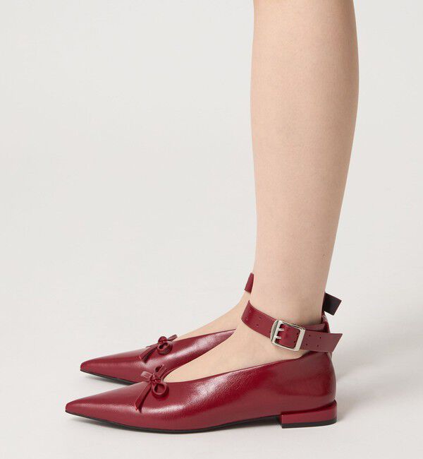 ODETTE E ODILE「＜SY＞ ポインテッドリボンベルト フラット15&uarr;」|パンプス|