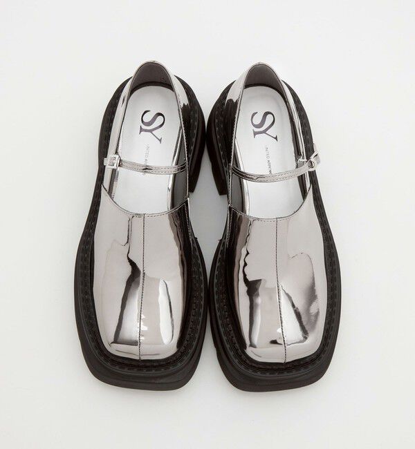 ODETTE E ODILE「＜SY＞ ボリュームスクエアストラップ フラット65&uarr;」|ローファー|