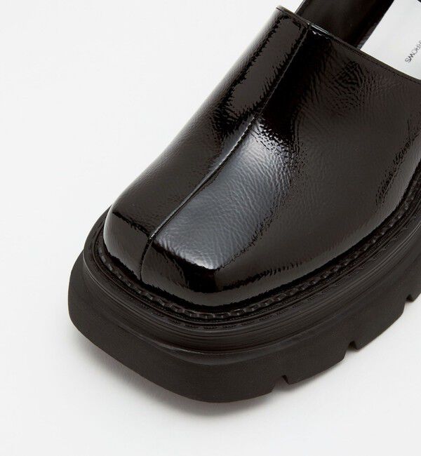 ODETTE E ODILE「＜SY＞ ボリュームスクエアストラップ フラット65&uarr;」|ローファー|